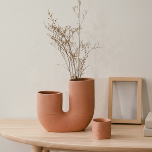 Vasi Decorativi in Ceramica e Porcellana YBH Stile Nordico, Finitura Opaca, Design Minimalista, Misure Personalizzabili <span class=keywords><strong>per</strong></span> Casa, Giardino e Matrimoni - Product Image 4