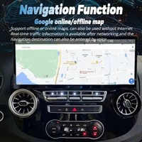 Reproductor Multimedia de Video para Auto con Pantalla QLED para Mercedes Benz Vito 116 W447 2016-2024, Navegación Android 15, Navirider, DSP, GPS, 17'', Carplay