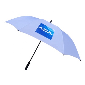 Ombrello da Golf di alta qualità Extra Large antivento mezzo automatico aperto promozionale aziendale impermeabile ombrello personalizzato - Product Image 3