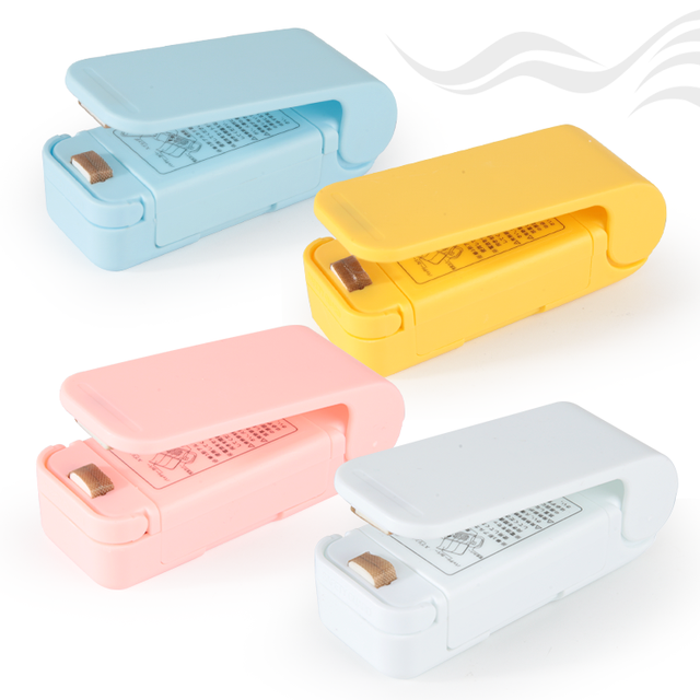 Gadget Tool Food Storage Small Handheld Heat Sealer Kitchen Resealable Battery Operated Portable Mini Plastic Snack Bag Sealer