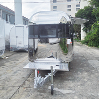 Nouvelle conception de kiosque à café mobile, camion de restauration rapide, camion de crème glacée, remorque mobile