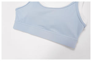 Nouvel arrivage Jupe de blocage de couleur pour femmes Tennis Survêtement 2 en 1 Gym Fitness Yoga Wear Ensemble de sport extensible - Product Image 6