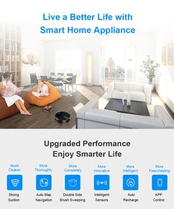 Liectroux V3s Pro Gyroscope Robot Vacuum Cleaner with Big Battery 4400mah Work Tuya Home Application V3s Pro Liectroux V3s Pro - Product Image 4