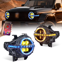 AURON 12V 60W 6000K 6000 Lumens Phare avant à LED DRL Neuf Compatible avec Tank 300 2019-2025 (Rétrofit/Amélioration)