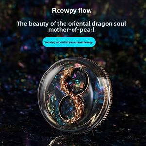 Diffuseur d'air pour <span class=keywords><strong>voiture</strong></span> Liu Pai Dragon Soars World, nouveau style, dragon nageant en eaux profondes, parfum pour grille d'aération ABS, élimination des odeurs, cadeau - Product Image 5