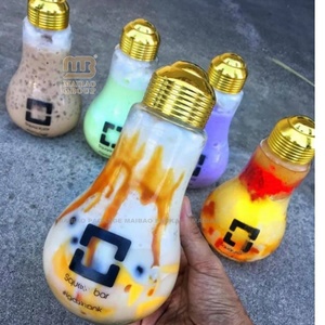 Personalizable 350ml-700ml Plástico Bebida Jarra Bombilla Diseño Té Agua Bebida Botella Jarra Tapa de sellado de plástico Soda Champagne - Product Image 6