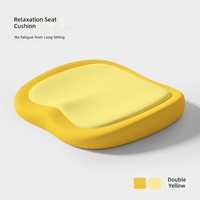 Coussin de siège ergonomique en mousse à mémoire de forme pour soulager la pression, idéal pour les longues sessions de travail sur chaise de bureau