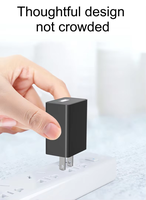 Charger Dinding USB Bersertifikasi FCC 10W Colokan US 5V 2A Universal Ramah Lingkungan Pengisi Daya Earphone & Ponsel Casing Tahan Api PC