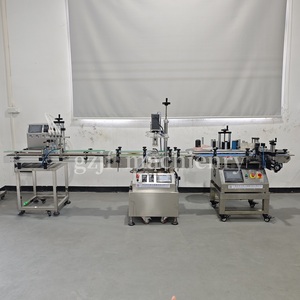 Tự động bơm điền Máy Lotion chai thủy tinh chất tẩy rửa sữa dầu nước Jar Chai làm đầy chất lỏng đóng nắp máy dán nhãn - Product Image 2