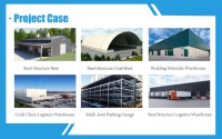 Edificio de Estructura de Acero de Diseño Moderno, Materiales de Construcción de Fácil Montaje, Taller/Almacén Prefabricado, Cobertizo Metálico para Uso de Oficina