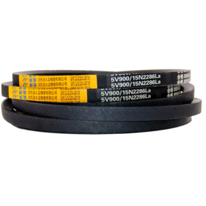 Courroie trapézoïdale enveloppée <span class=keywords><strong>de</strong></span> haute qualité OEM 5V900, largeur durable en caoutchouc pour les machines agricoles, les moissonneuses-batteuses, l'industrie, les moteurs - Product Image 1