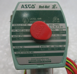 ASCOs Série 8210 HC8210G004 Électrovanne à diaphragme résistante aux hautes températures en laiton avec joint EPDM pour eau chaude - Product Image 5