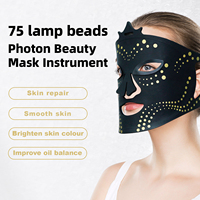 Masque LED APTREDLIGHT 300 LED pour la luminothérapie faciale, 4 couleurs de lumière LED, photons, infrarouge proche, masque facial en silicone, masque de beauté LED