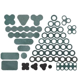 Papiers isolants pour cellules 18650/21700/32140/32650, disques isolants en papier kraft adhésif (creux/solides) pour batterie au lithium - Product Image 1