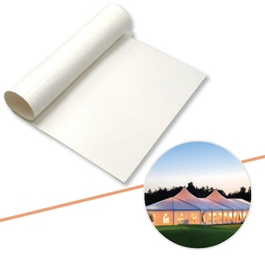 <span class=keywords><strong>Bâche</strong></span> robuste TN3085BAC 850g résistante au feu, en toile PVC imperméable avec protection UV pour tentes et abris industriels - Product Image 1