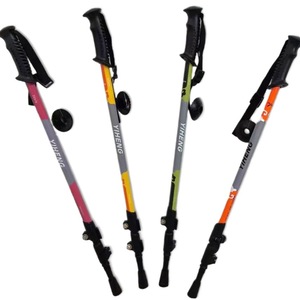 Bâtons de randonnée télescopiques en alliage d'aluminium Yiheng à trois sections pour la randonnée en plein air, l'escalade et la marche - Product Image 1