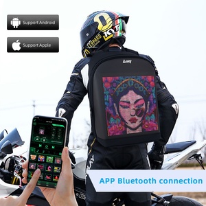 Sac à dos tendance unisexe pour collégiens, avec écran LED électronique lumineux et résistant à l'eau - Product Image 4