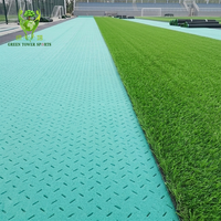 Tapis amortisseur en mousse XPE haute densité 10 mm à cellules fermées pour terrains de football, de soccer et multisports en gazon artificiel