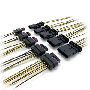 ขั้วต่อสายไฟรถยนต์ 2/3/4/5/6 รู 1-1718644-1 ปลั๊กตัวผู้ตัวเมีย 2P กันน้ำ OLIVER ขั้วต่อสำหรับประกอบ - Product Image 1