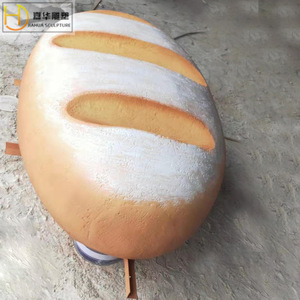 Jiahua Sculpture Fiberglass Bread <b>Ornament</b> Painted <b>Large</b> Decorative Sculpture For Bakeries - Product Image 2