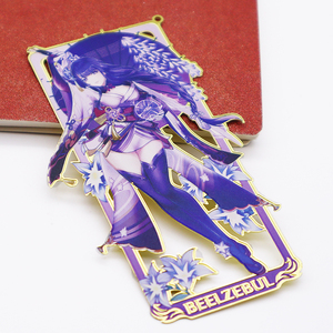 Caldo di vendita animale 3D metallo segnalibri con catena unico gioco di articoli di cancelleria regalo segnalibro dorato forato per gli amanti del libro - Product Image 6