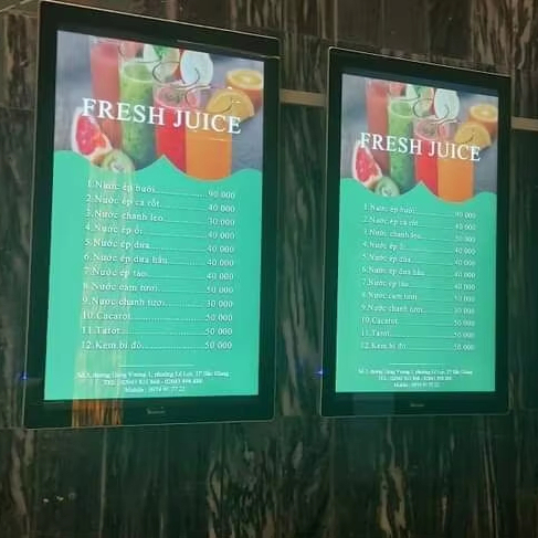 Indoor Wall Mounted High Brightness 4K Digital Signage Restaurant Mall Retail Store Elevator Advertising Display Touch Screen
