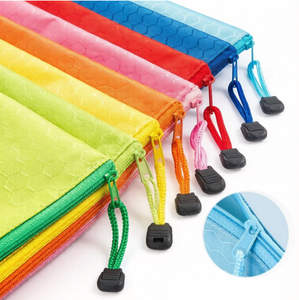 colorful A4 file <b>bag</b> for school, student stationery pouch, school <b>document</b> storage <b>bag</b>, cute zipper file pouch - Product Image 5