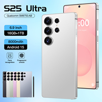 Nuevo Smartphone S25 Ultra 5G, Pantalla HD de 7.3 Pulgadas, Deca Core, Cámara Trasera de 108MP, Versión Global Android 15, Teléfono Móvil LTE