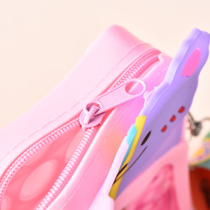 Monedero de silicona transpirable con diseño de dibujos animados, juguete de descompresión musical de apretar, venta al por mayor, Rodent <span class=keywords><strong>pioneer</strong></span> Change - Product Image 4