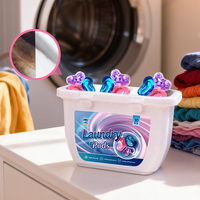 Perles de lessive anti-acariens Airpurgy, 30 pièces, 3 compartiments, capsules de nettoyage parfumées 5-en-1, plus de 80% d'ingrédients actifs