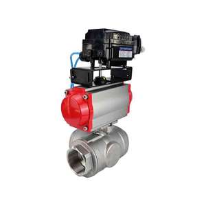 ลูกบอลสแตนเลส AISI 316 DNOVA 3h-l-rpss316200mm-iso-pnevpr-da-epp-soz เกลียว Npt/bsp แบบนิวเมติก 3h-l-rpss316200mm-iso-pne - Product Image 4
