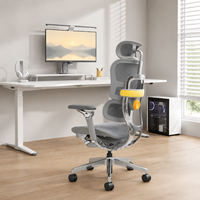 Chaise de bureau ergonomique en aluminium de qualité supérieure avec accoudoirs 8D, soutien lombaire réglable, siège en maille – Fournisseur en gros de chaises d'ordinateur