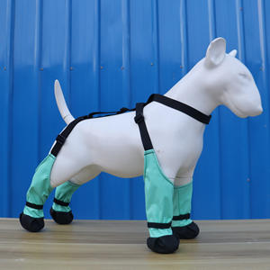 गर्म बिक्री शीतकालीन कुत्ते जूते के जूते के साथ पर्यावरण के अनुकूल मखमल और गैर-पर्ची ठोस पैटर्न गर्म पालतू जूते लोविवियर - Product Image 4