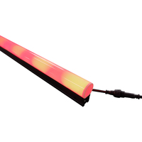 Tube de lumière LED pixelique, filet de sécurité, logiciel madrex, contrôle DMX, Tube de pixels RGB 1m