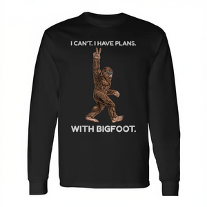 Camiseta de manga larga Bigfoot Sasquatch, unisex, cuello redondo, para adultos, promocional - Product Image 2
