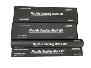 Nouveau design, kit de ponçage premium 7 pièces, bloc abrasif pour le travail du bois, la <span class=keywords><strong>carrosserie</strong></span> automobile, au meilleur prix - Product Image 2