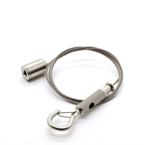 Fabrication <span class=keywords><strong>de</strong></span> lampes <span class=keywords><strong>de</strong></span> <span class=keywords><strong>suspension</strong></span> au plafond Kits <span class=keywords><strong>de</strong></span> <span class=keywords><strong>suspension</strong></span> en <span class=keywords><strong>fil</strong></span> métallique Pince à câble rapide réglable avec crochet - Product Image 3