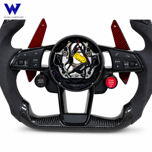 Volant personnalisé en fibre de carbone forgée et suède avec LED pour <span class=keywords><strong>Skoda</strong></span> Octavia RS <span class=keywords><strong>Scout</strong></span> Kodiaq Fabia Superb Scala Rapid 2014-2026 - Product Image 6