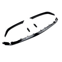 Para Mercedes Benz Clase A W177 A45 AMG, kit de carrocería de plástico PP con alerón inferior delantero, labio divisor y cuchilla de aire lateral