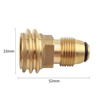 Adaptateur de Tube en laiton de gaz de Propane LSP117 pour raccords évasés de camping-car ou de camping-car raccord rapide de gaz Union adaptateur de gaz de couplage