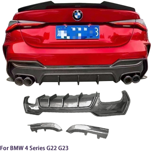 Difusor Trasero de Fibra de Carbono Estilo 3D para Serie 4 G22 Coupé G23 2020-2025 - Product Image 1
