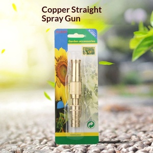 Ayarlanabilir Yüksek Basınçlı Düz Su Püskürtücü Nipelli Hat İçi Konnektör Araba Yıkama Sulama Fırçası Hortum Nozulu Bakır Kabarcık - Product Image 3