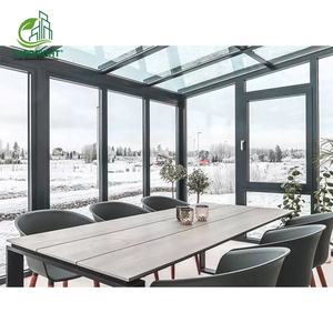 Baies vitrées modernes aux États-Unis Grandes fenêtres françaises en aluminium Fenêtre de balcon en verre à double vitrage - Product Image 3