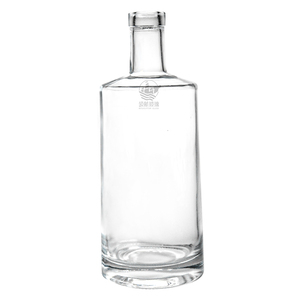 Usine prix de gros personnalisé 750ml vodka/tequila/brandy/rhum bouteille en verre - Product Image 6