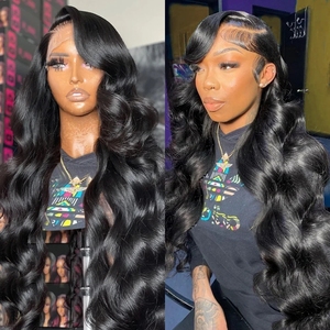 Cheveux humains vietnamiens bruts Body Wave Lace Front perruques cheveux humains en gros HD Lace Frontal perruques pour les femmes noires - Product Image 2