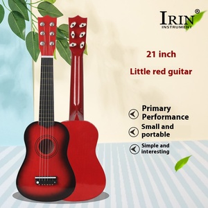 IRIN21 pouces petite guitare jouets en bois pour enfant mélangé avec plusieurs couleurs guitare acoustique originale - Product Image 3
