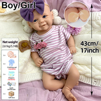 Ham Silikon Renksiz Yeniden Doğmuş Bebek Bebek Bezi, Boyasız Sade Ten DIY Sanat El Sanatları Bebek Boş Gövde Özel Makyaj İçin Yeniden Doğmuş Bebek