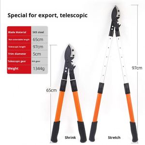 Cisailles de taille télescopiques robustes de qualité industrielle pour arbres fruitiers, en acier SK5, avec poignée en plastique, pour le commerce transfrontalier - Product Image 3
