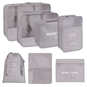 Lot de 7 cubes de compression pliables pour bagages de voyage – Prix usine - Product Image 5