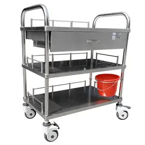 MT Hospital medical supplier endoscopy hospital cart stainless trolley